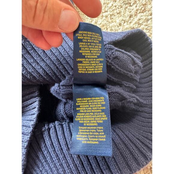 POLO Ralph Lauren  BOYS Sweater Vest; size XL, 18-20, Navy Blue - Picture 8 of 8